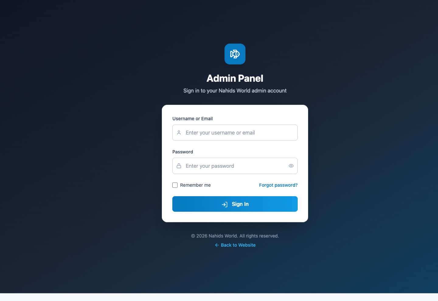 dpanel · staff enter the operations desk